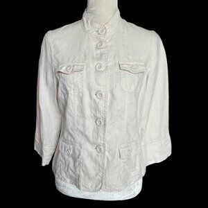 Mossimo 100% linen jacket in beige